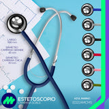 Estetoscopio Doble Campana Adulto Pediatrico De Lujo