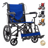 Silla De Ruedas Traslado Ligera Compacta Gris Medical Store