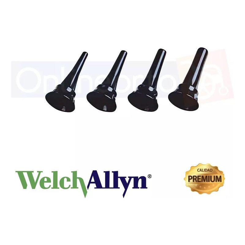 Especulos Otoscopio Welch Allyn Reusable 4 Medidas 2.5 3 4 5