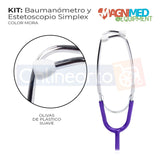 Kit Baumanometro Aneroide Estetoscopio Simple Varios Colores