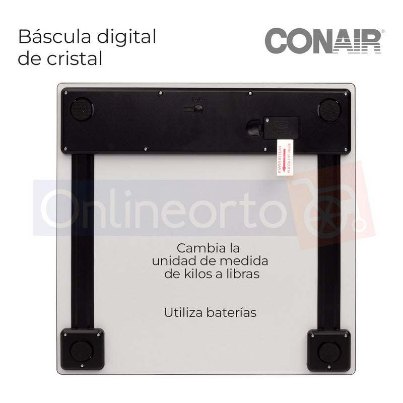 Bascula Digital Conair Corporal De Baño Control Peso Dieta