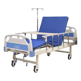 Cama Hospitalaria Manual Colchon Porta Suero Mesa