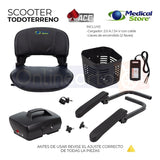 Silla De Ruedas Scooter Desmontable 4 Ruedas Eléctrico