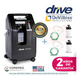 Concentrador De Oxigeno 5 Lts Drive Devilbiss  Con 2 Vasos