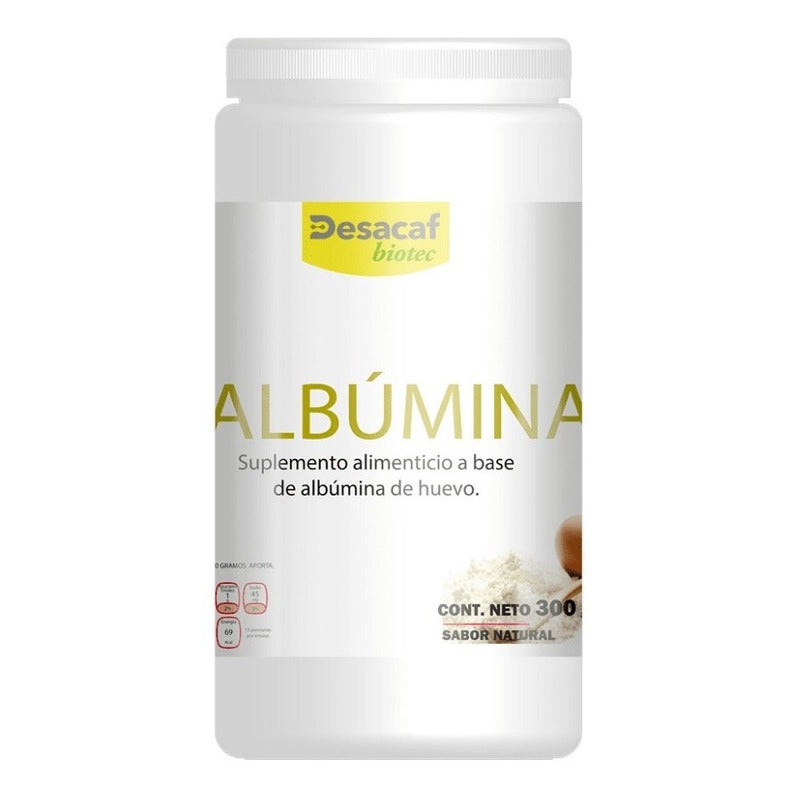 Suplemento En Polvo Albumina A Base De Huevo 300g Desacaf