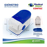 Oximetro De Pulso Monitor Medico Adulto Pediatrico Ms Contec