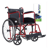 Silla De Ruedas Traslado Ligera Compacta Gris Medical Store
