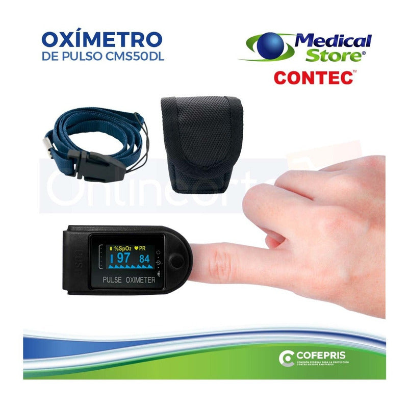 Oximetro De Pulso Adulto Pediatrico Oxigeno En La Sangre