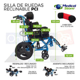 Silla De Ruedas Pci Paralisis Cerebral Infantil Envío Gratis