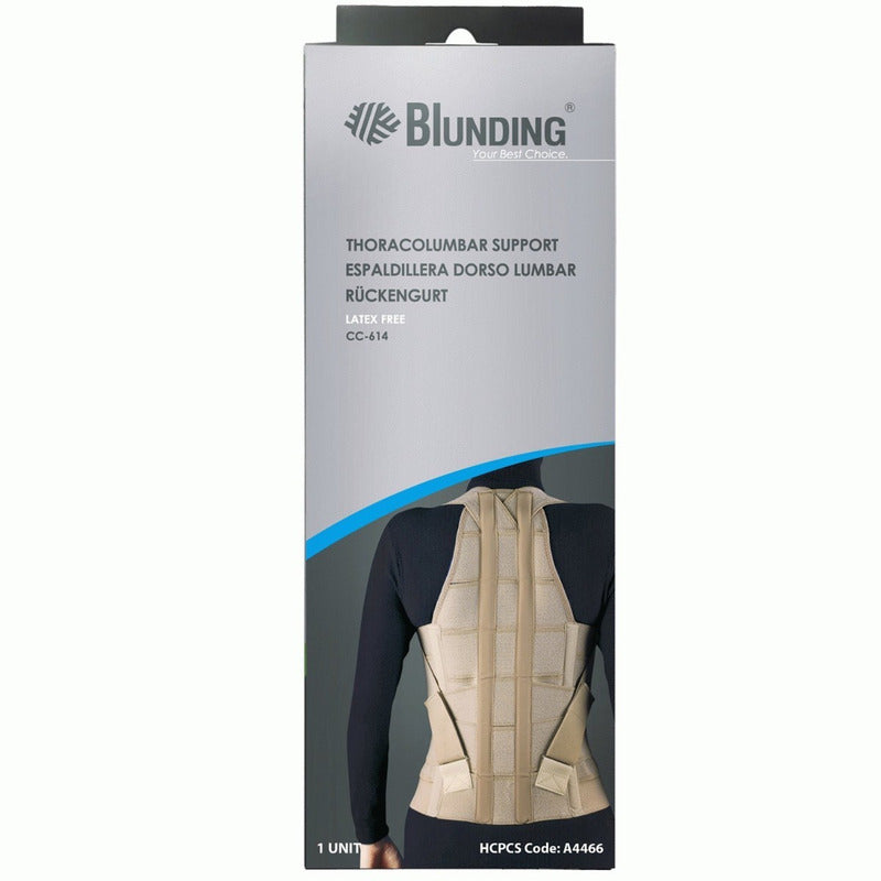 Faja Espaldillera Dorso Lumbar Reforzada Lujo Marca Blunding