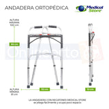 Andadera Aluminio Ortopedica Plegable Reforzada Adulto Drive