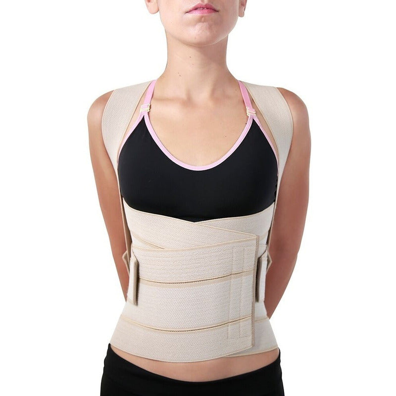 Faja Espaldillera Dorso Lumbar Reforzada Lujo Marca Blunding