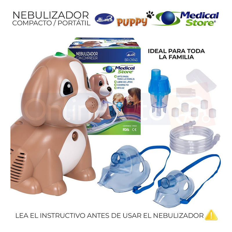 Nebulizador Super Silencioso Adulto Y Infantil Marca Bi-rich