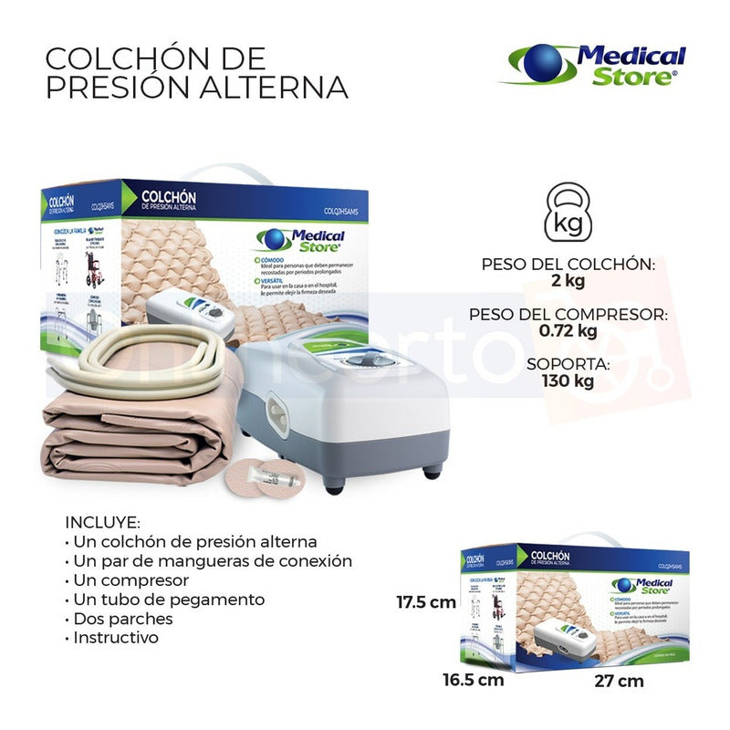 Colchon De Aire De Presion Alterna Antiescaras Medical Store