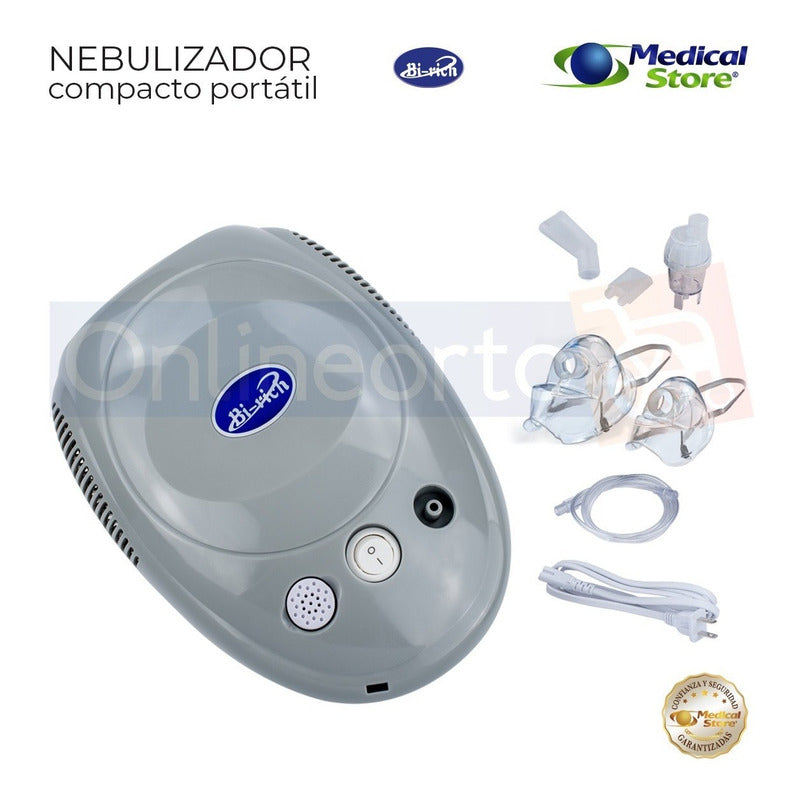 Nebulizador Super Silencioso Adulto Y Infantil Marca Bi-rich