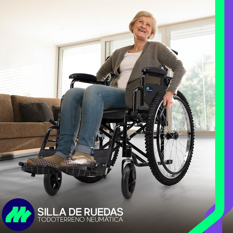 Silla De Ruedas De Lujo Plegable Compacta Todo Terreno Drive