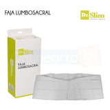 Faja Sacrolumbar Lumbo Sacra Reforzada Lujo Marca Dr. Slim