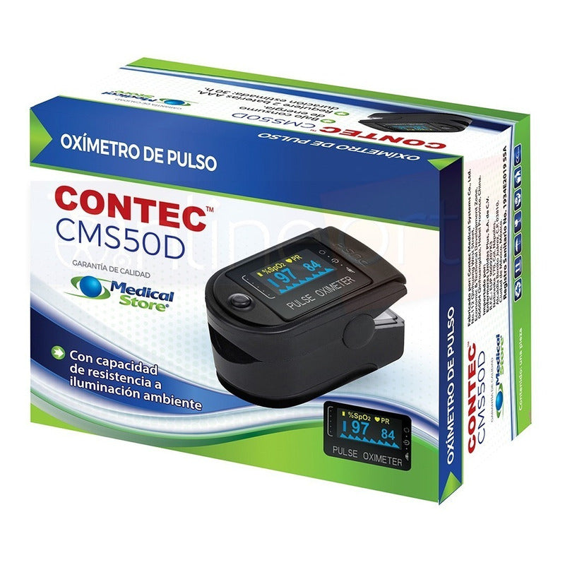 Oximetro De Pulso Monitor Medico Adulto Pediatrico Ms Contec