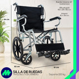 Silla De Ruedas De Lujo Plegable Compacta Todo Terreno Ms
