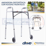 Andadera Ortopédica De Lujo Aluminio Ligera Con Ruedas Drive