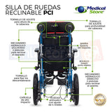 Silla De Ruedas Pci Paralisis Cerebral Infantil Envío Gratis