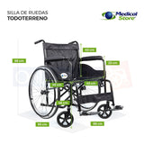 Silla De Ruedas De Lujo Plegable Compacta Todo Terreno Drive