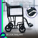 Silla De Ruedas De Traslado Super Resistente Envío Gratis