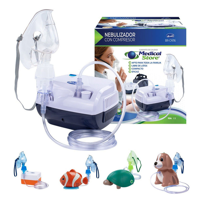 Nebulizador Super Silencioso Adulto / Infantil Marca Bi-rich