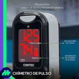 Oximetro De Pulso De Dedo Adulto Pediatrico Digital Portatil