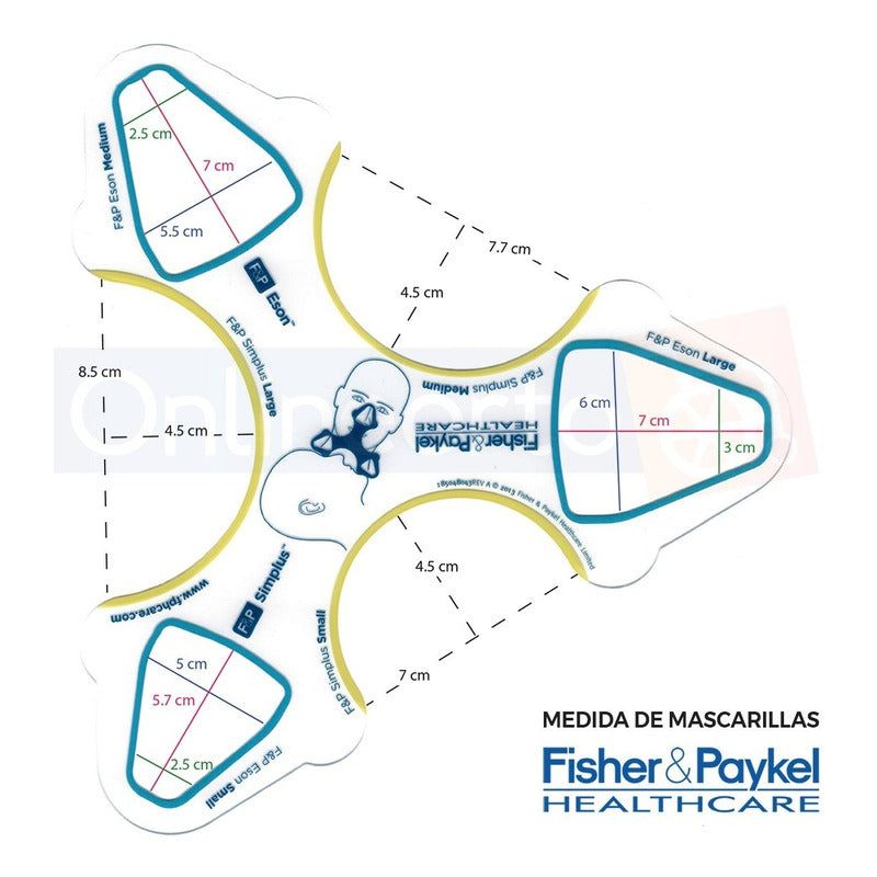 Mascarilla Universal Para Cpap Nasal Eson Fisher & Paykel