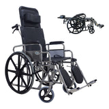 Silla De Ruedas Reclinable Cromada Lujo Marca Medical Store