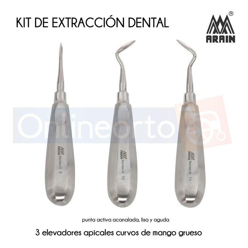 Kit Extraccion Dental Instrumental