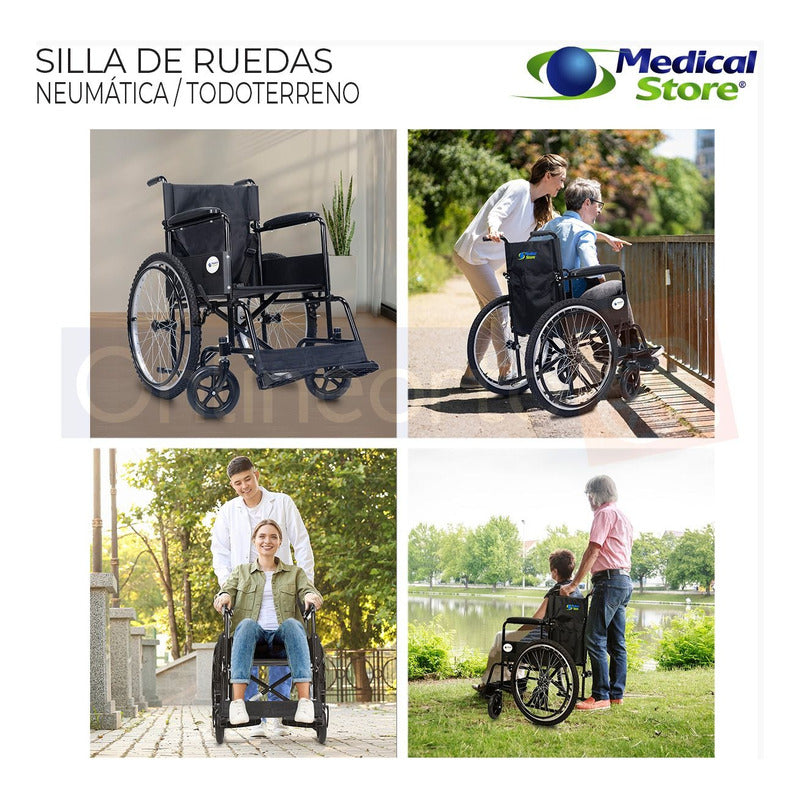 Silla De Ruedas De Lujo Plegable Compacta Todo Terreno Drive