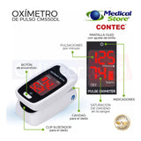 Oximetro De Pulso De Dedo Adulto Pediatrico Digital Portatil