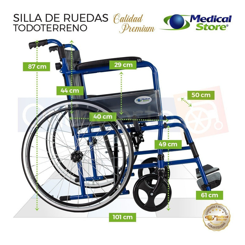 Silla De Ruedas De Lujo Plegable Compacta Americana Drive M