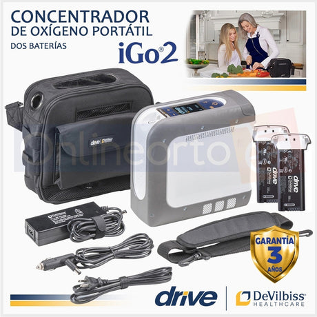 Concentrador Portatil De Oxigeno  Igo2 B16 Devilbiss