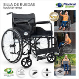 Silla De Ruedas De Lujo Plegable Compacta Todo Terreno Drive