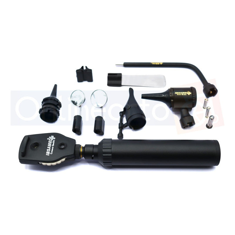 Kit Oftalmoscopio Otoscopio Led Con Accesorios Y Estuche