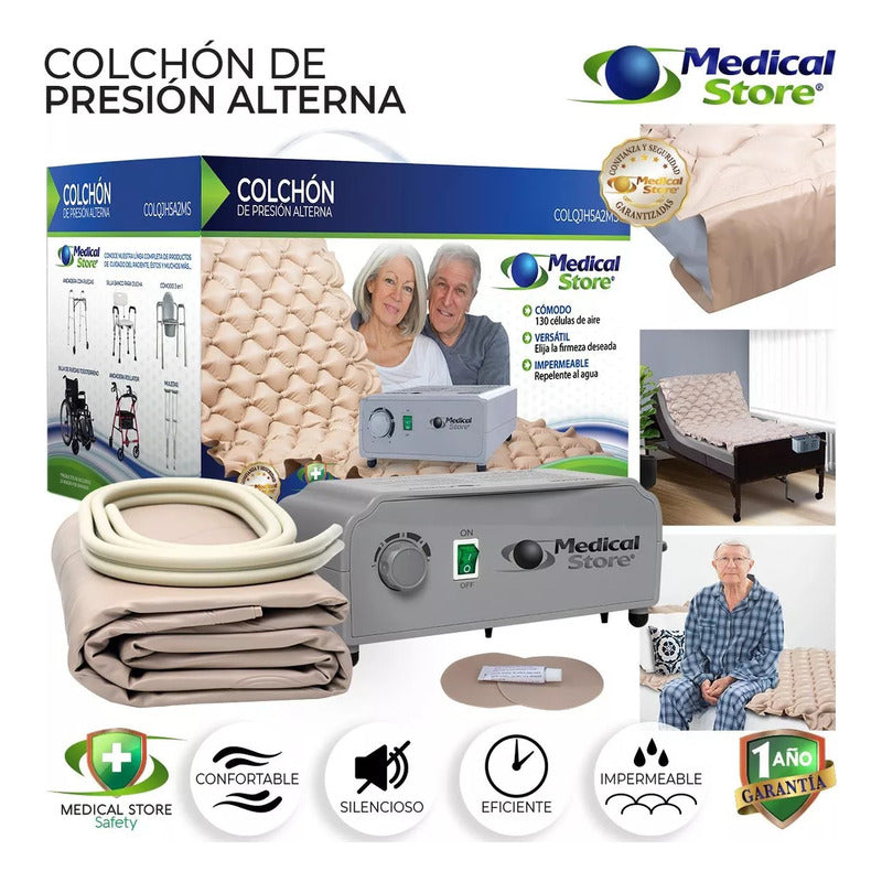 Colchon De Presion Aire Alterna Antillagas Drive Medical