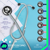 Estetoscopio Doble Campana Adulto Pediatrico De Lujo