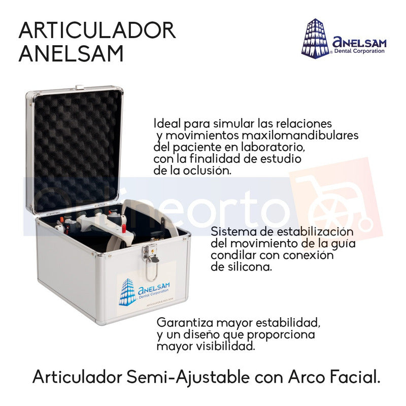 Articulador 3 Precision Ajustable Anelsam