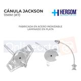 Cánula Para Traqueotomía Jackson Laminado En Plata