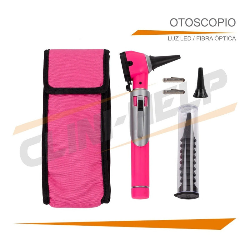 Otoscopio Medico Estudiante Diagnostico Estuche Especulo Led