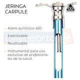 Jeringa Anestesia Carpule Dental Inoxidable Reusable Colors