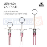 Jeringa Anestesia Carpule Dental Inoxidable Reusable Colors