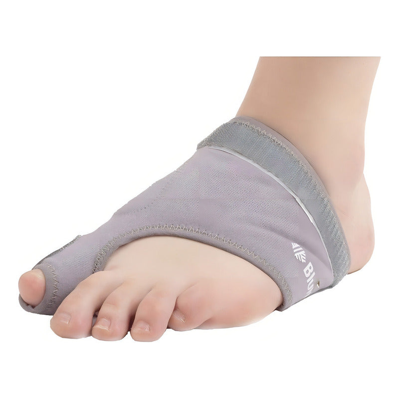 Corrector De Juanete Hallux Nocturno De Lujo Marca Blunding Color Gris Oscuro Talla Mi138-i-s Chico Izquierdo 21cm O Menso