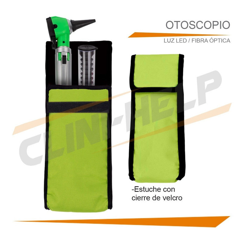 Otoscopio Medico Estudiante Diagnostico Estuche Especulo Led