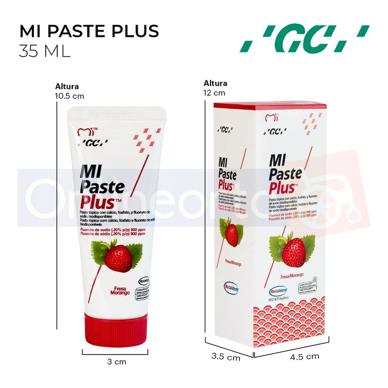 Mi Paste Plus Crema Recaldent Sensibilidad Dental Gc