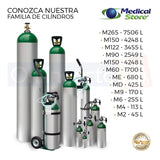 Tanque De Oxigeno 682lts Portatil Carrito Kit Completo Drive