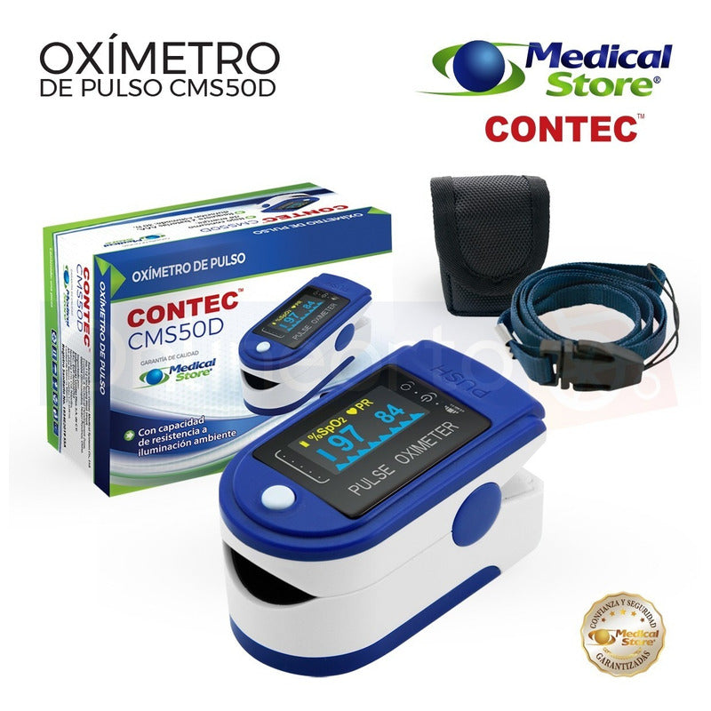 Oximetro De Pulso Adulto Pediatrico Medico Para Dedo